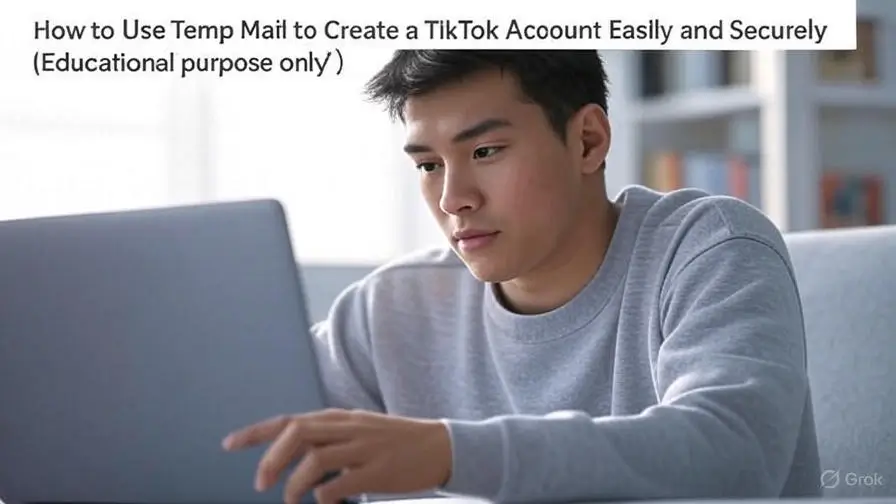 How to Use Temp Mail to Create a TikTok Account Easily and Securely(Educational purpose only)