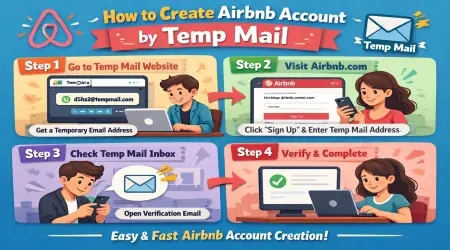 How to Open Airbnb Account by Temp Mail